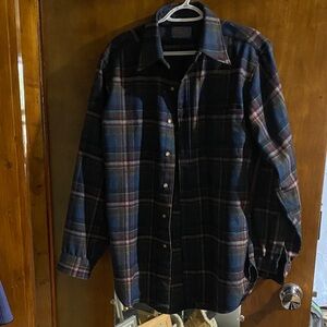Men's Plaid Button-Up Shirt